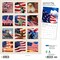 America's Flag | 2026 12 x 24 Inch (Hanging) Monthly Square Wall Calendar | Foil Stamped Cover
